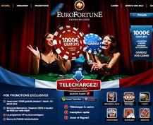 Capture d'écran du site eurofortune