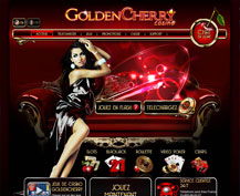 Capture d'écran du site Golden Cherry